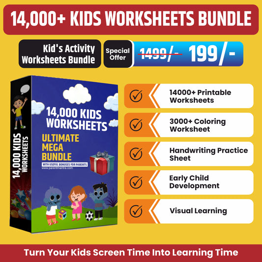 14000+ Kids Worksheets Ultimate Mega Bundle